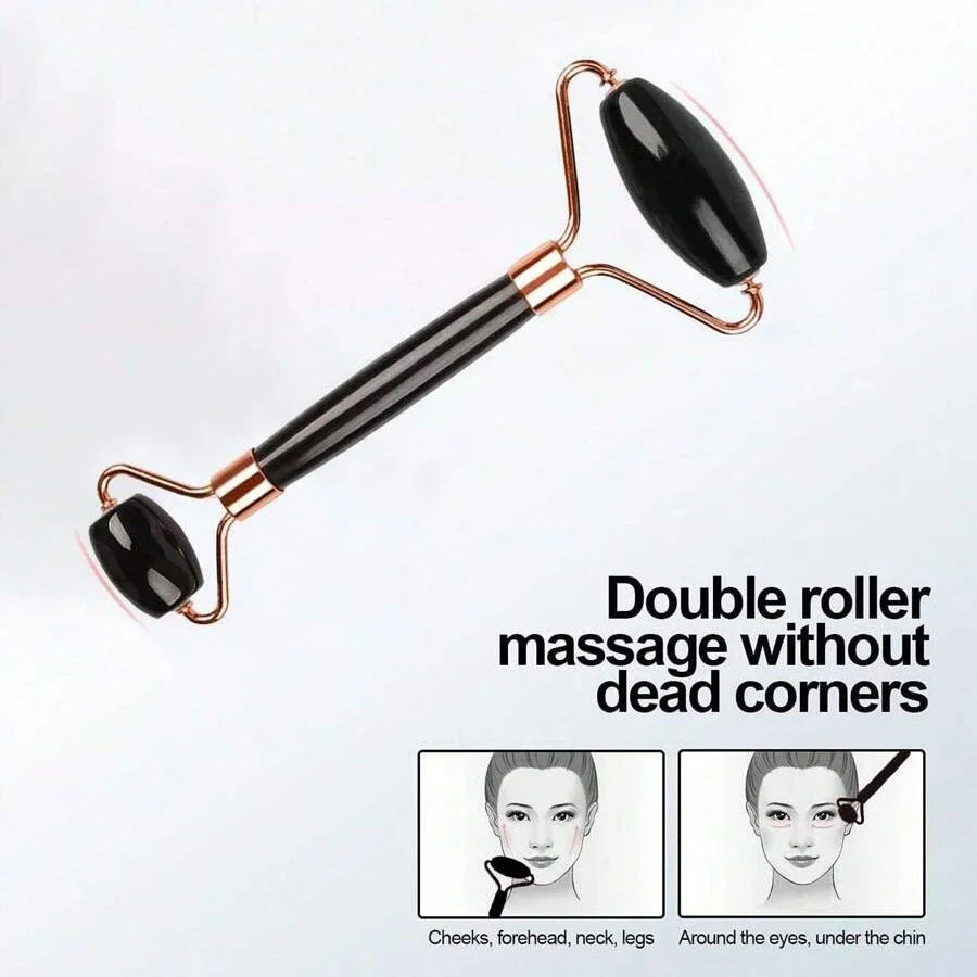 Ice Face Roller Facial Ice Roller Set, Facial Roller Gua Sha Face Tool Set,Massage Tool Roller Lifting Contouring Tool Mold Cube