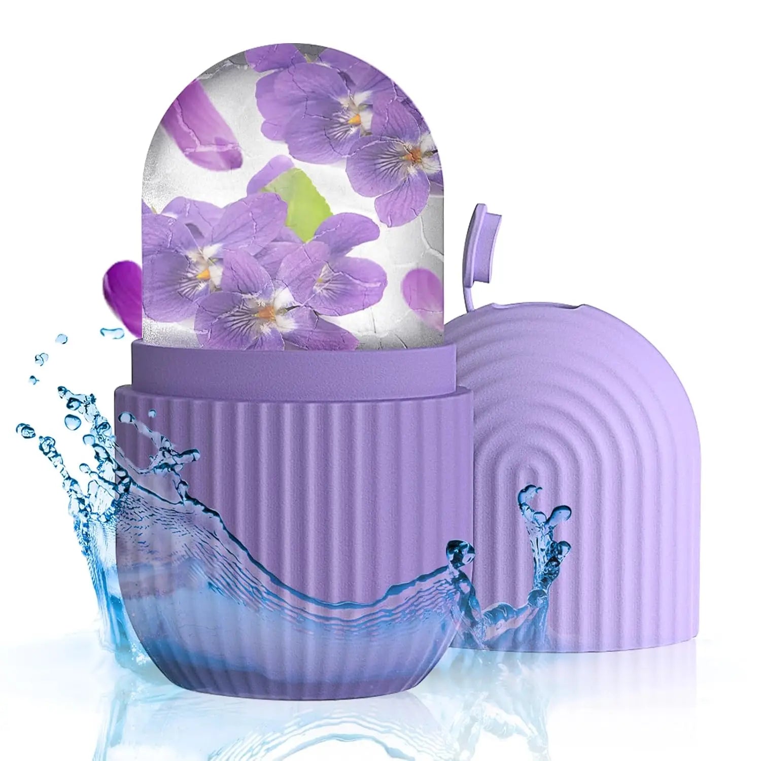 Ice Face Roller Facial Ice Roller Set, Facial Roller Gua Sha Face Tool Set,Massage Tool Roller Lifting Contouring Tool Mold Cube
