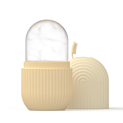 Ice Face Roller Facial Ice Roller Set, Facial Roller Gua Sha Face Tool Set,Massage Tool Roller Lifting Contouring Tool Mold Cube