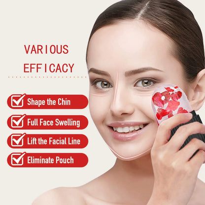 Ice Face Roller Facial Ice Roller Set, Facial Roller Gua Sha Face Tool Set,Massage Tool Roller Lifting Contouring Tool Mold Cube