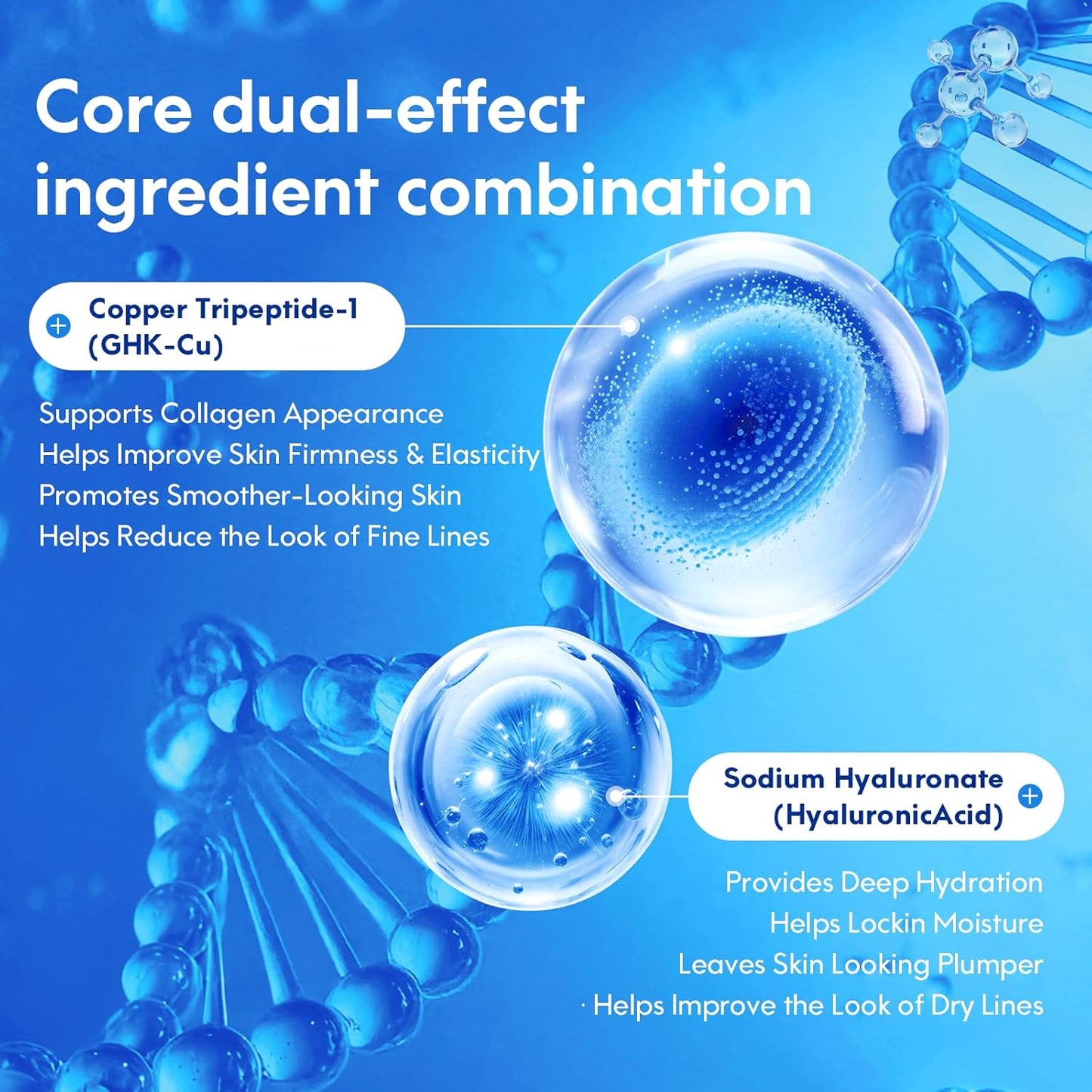 Copper Peptides Serum for Face with Ghk-Cu, 2 Fl Oz Anti-Aging Moisturizer for Fine Lines & Skin Elasticity - Piercing Aftercare Solution